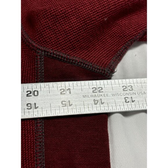 Tommy Bahama Sweater Reversible 1/4 Zip Pullover Men's M Blend Red & Maroon - Picture 4 of 12